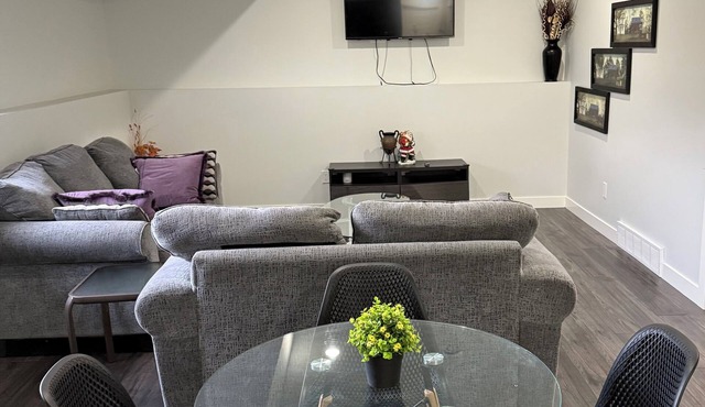 RR Luxury Basement Suite, located in a peaceful and friendly neighborhood