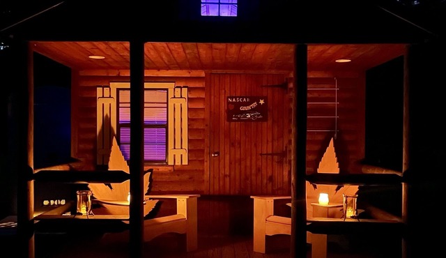 Ruby Kush Cabin w/ sleeping loft on cannabis friendly campground