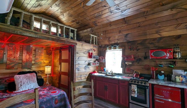 Ruby Ravine- Pretty boutique+rustic cabin in DanielBooneForest, RockcastleRiver!