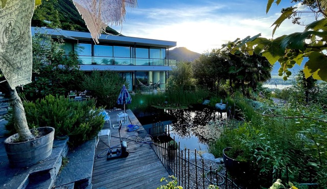 Ruhige Villa mit Fantastischem Blick Über den Lago Maggiore