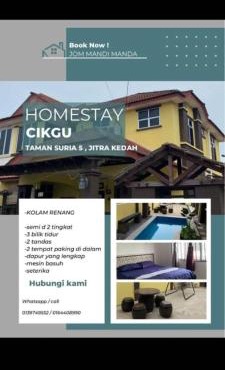 Rumah Cikgu 3bilik tidur