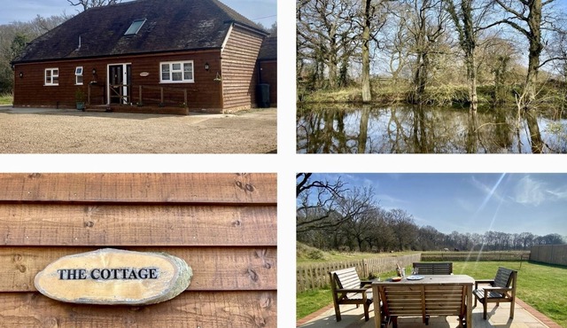 Rural Farm Cottage, fishing & dog walks in Kent countryside.