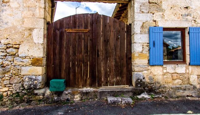 Rural holiday property with 2 houses, separate studio, heated pool, sleeps 16