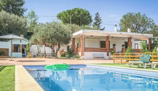 Rural house touching the garraf natural park
