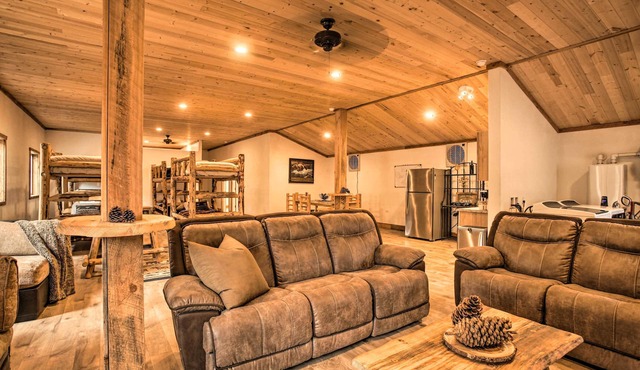 Rural Kettle Falls Bunkhouse w/Airstrip & Trails!