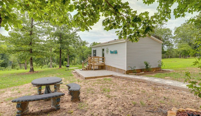 Rural Mt Olive Cabin Rental w/White River View!