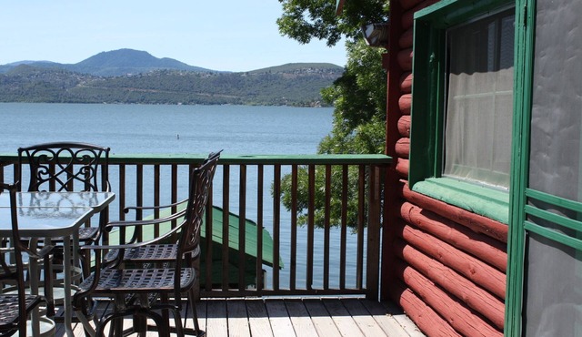 Rustic 1930s Log Cabin Sleeps Seven in Private Estate Setting