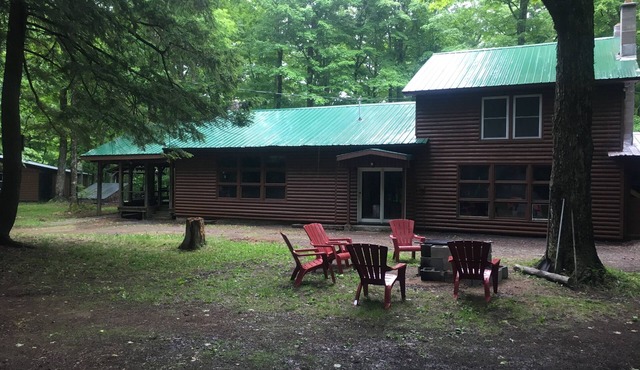 Rustic Adirondack Home on French Pond w/Sandy Beach, Direct Snowmobile & ATV