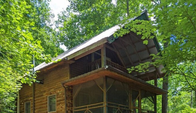 Rustic and Secluded Hansel & Gretal Cabin on 86 Ac