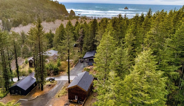 Rustic Arch Cape Getaway w/Vibrant Interior | Walk to the Beach | Cape Wonder