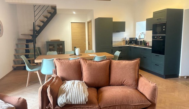 Rustic barn renovated in the heart of Sarthe countryside