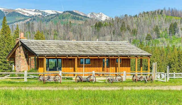 Rustic Bondurant Cabin: Fish, Hike, & Bike!