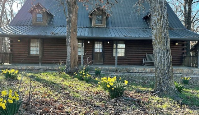 Rustic but elegant 4-bedroom farmhouse in Canton with WiFi and AC