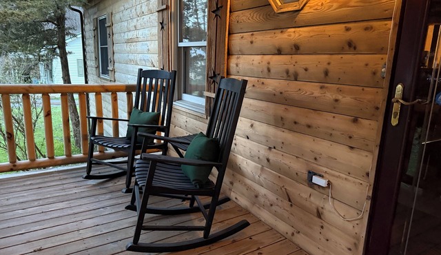 Rustic cabin near New River Gorge.