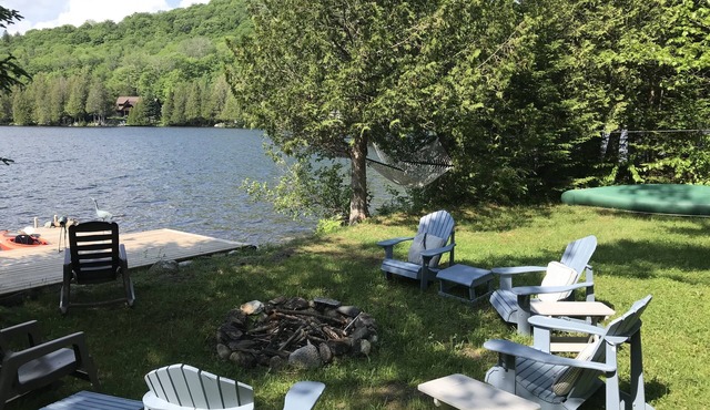 Rustic cabin on Daniel's Pond.