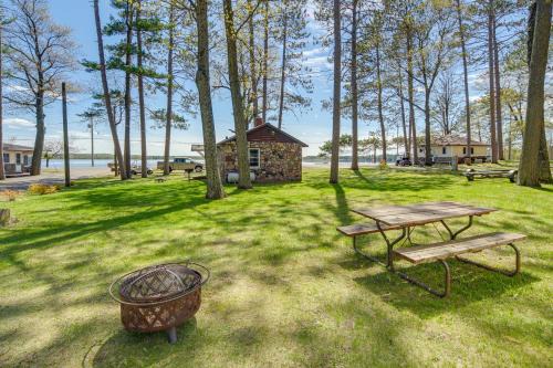 Rustic Cabin w/Fire Pit, Steps to Sand Lake!