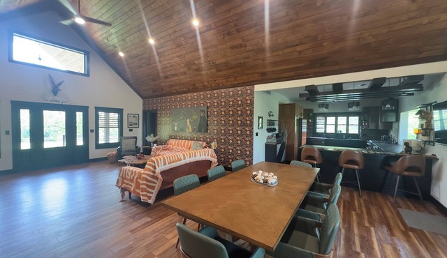 Rustic charm meets modern comfort on 154 acres of Missouri countryside.