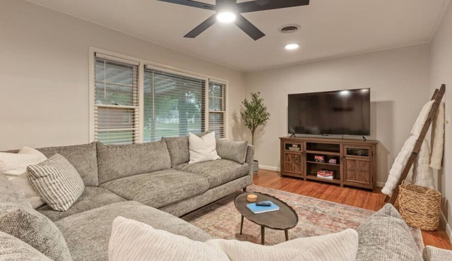 Rustic Charm Owasso Retreat | 2BR Big Backyard