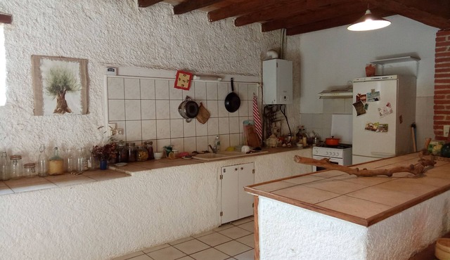 Rustic country house with garden in a village with character