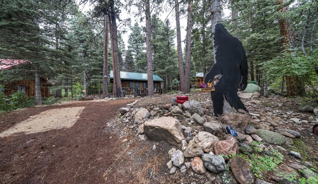 Rustic Cozy Cabin at the base of Greenhorn Mountain.