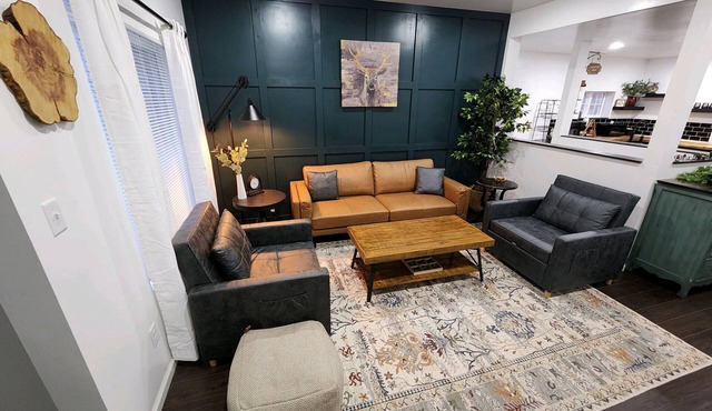 Rustic, cozy home on a quiet street on the east side of Terre Haute. No pets