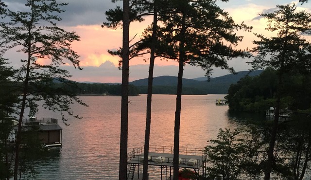 Rustic Elegance On Lake Blue Ridge With Spectacular Views