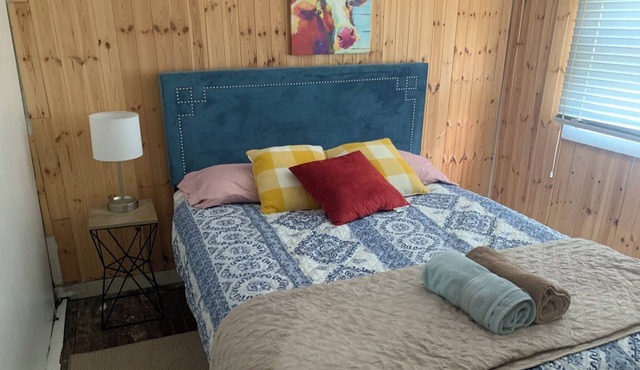 Rustic Family Cabin Kayaks Hot Tub Colleges 2-bedroom cabin Harveys Lake AC