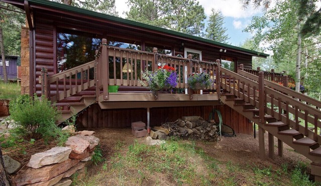 Rustic Historic Mountain Cabin by Pikes Peak.