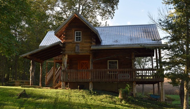 Rustic Hunting Cabin located on a Working Farm