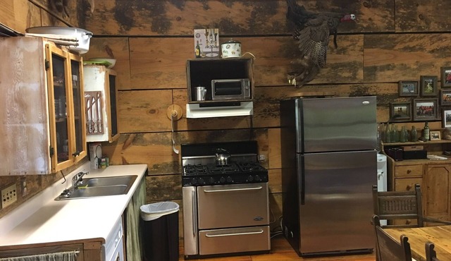 Rustic hunting cabin