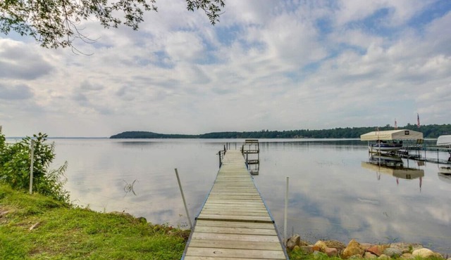 Rustic Lakefront Cabin w/Dock & Fire Pit