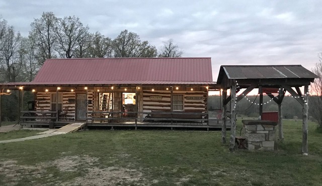 Rustic Log Cabin on private land, with ample gravel roads for horses and ATV’s.