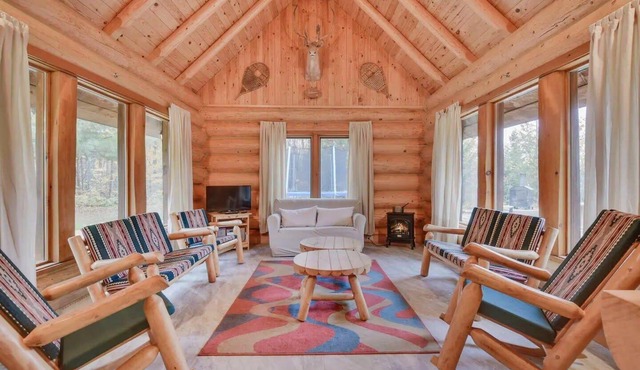 Rustic Log Chalet in Nature | Chalet Le Melisse