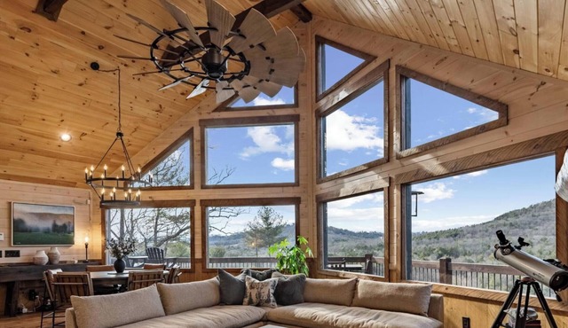 Rustic-Luxe Meets Cozy Warmth Jaw-Dropping Sunsets