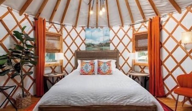 Rustic Luxe Yurt- Unit #1