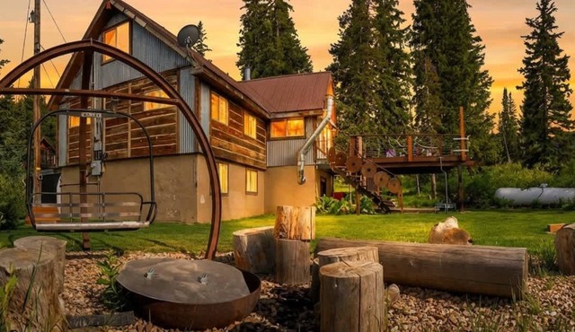 Rustic Luxury Ski in Honeymoon Paradise