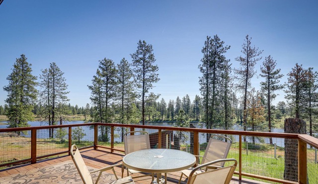 Rustic Medical Lake Home w/ Private Dock & Deck!