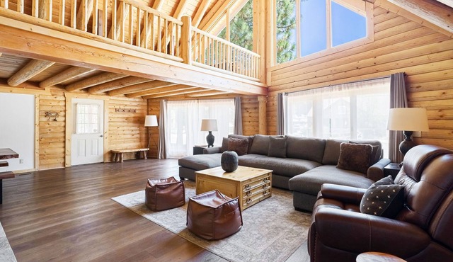 Rustic Modern TRUE Log Cabin