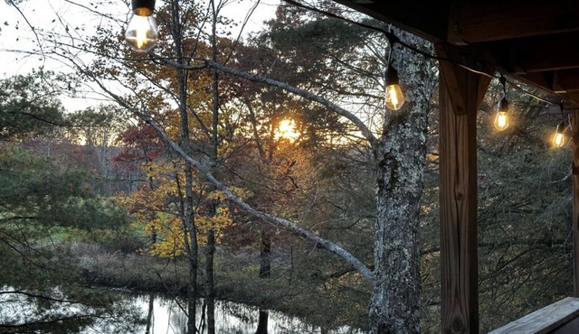 Rustic Mountain Getaway w pond near outlaw HMT ATV trails