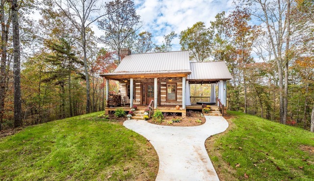 Rustic Remote Romantic Log Cabin Getaway with Hot tub! 4 wheel drive recommended