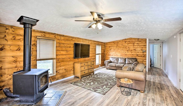 Rustic Retreat w/ Views: Hunt, Hike & Fish!