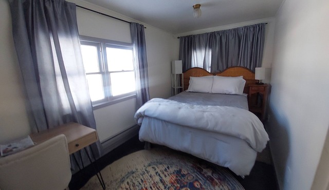 Rustic riverfront home in heart of Saratoga. Private river access.