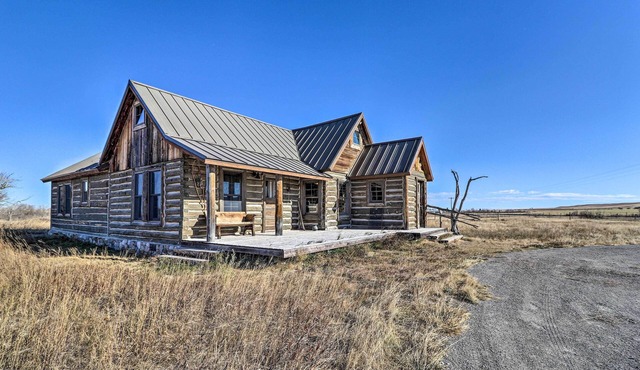 Rustic & Rural Cabin in Dupuyer on Open 14 Acres!