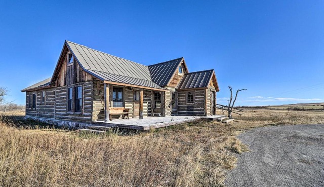 Rustic & Rural Cabin in Dupuyer on Open 14 Acres!