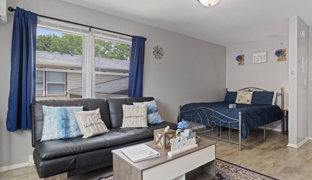 Rustic Spacious Studio/Aurora area/Sleeps 2/Pet Friendly/FREE WI-FI & Parking