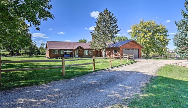 Rustic Spearfish Cabin on 12-Acre Trout Farm