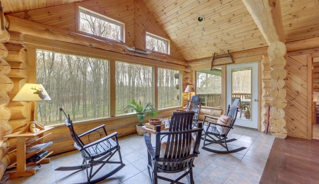 Rustic Tustin Cabin on 7 Acres with Fire Pit and Porch