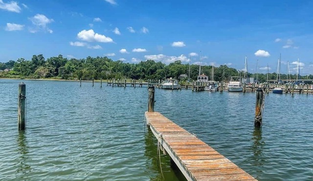 Rustic Waterfront 5BD Home with Dock in Maryland