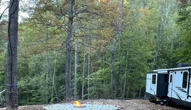 RV/Camper in wilderness of Dunlow WV