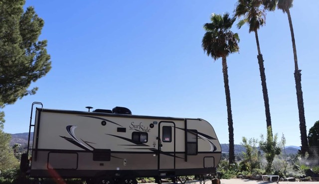 RV, quiet place in the mountain